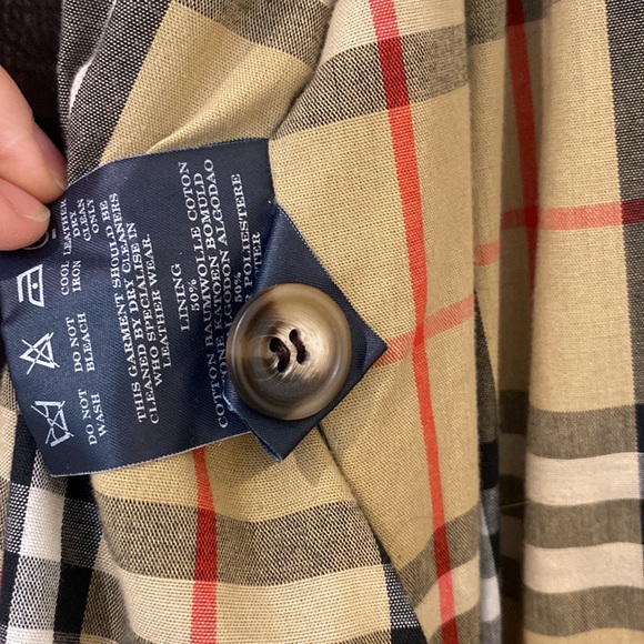 Very Rare Leather BURBERRY Field Jacket (approx Size L) - Picture 3 of 6